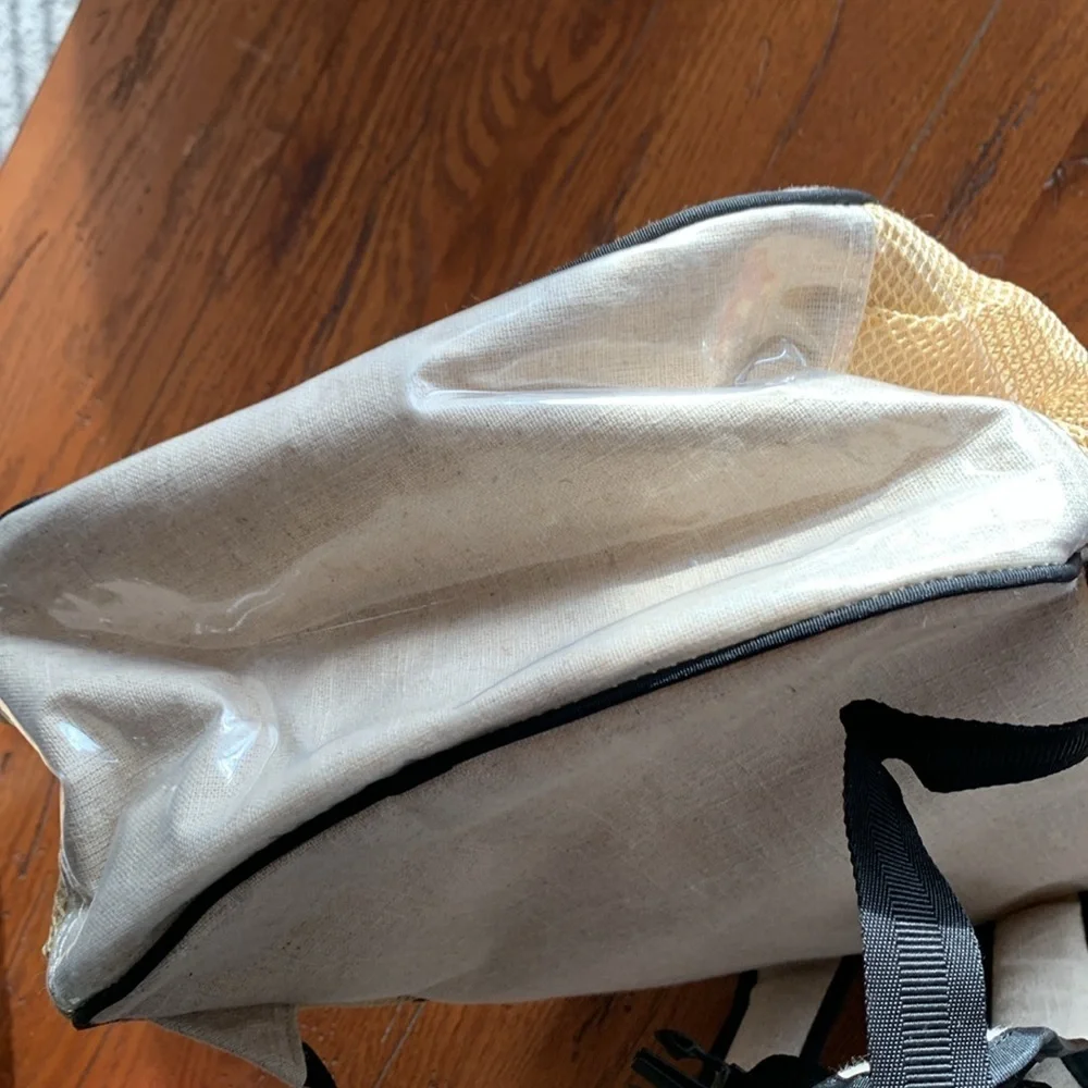SoYoung x Pixopop Pishi and Friends Backpack NWT Eco Friendly Linen Bag